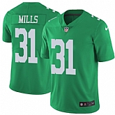 Nike Men & Women & Youth Eagles 31 Jalen Mills Green Color Rush Limited Jersey,baseball caps,new era cap wholesale,wholesale hats